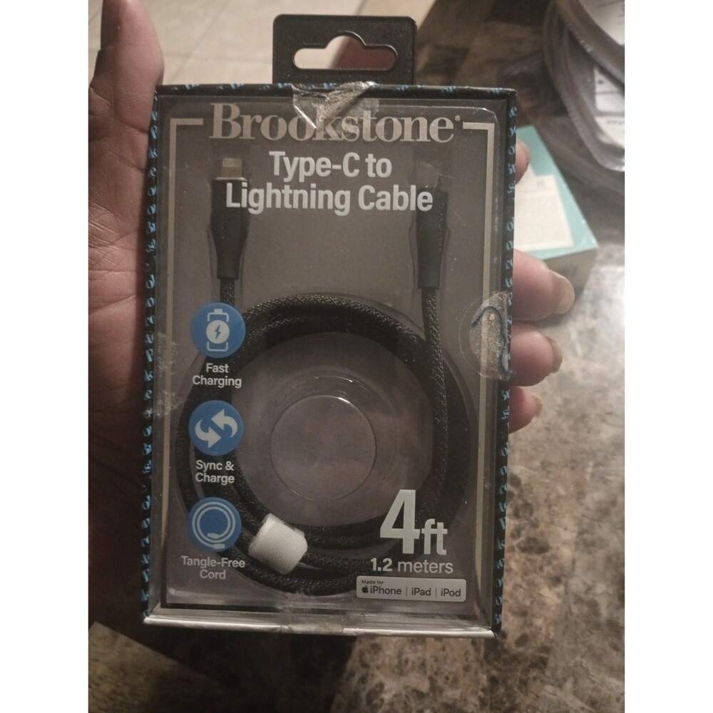 Brand new Brookstone USB-C to USB-C charging cable - Braided